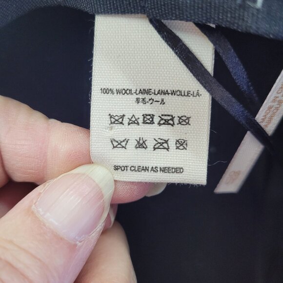 Free People Hat Womens OS Black Wool Goldfinger Western Felt Wide‎ Brim Hat - Picture 9 of 12